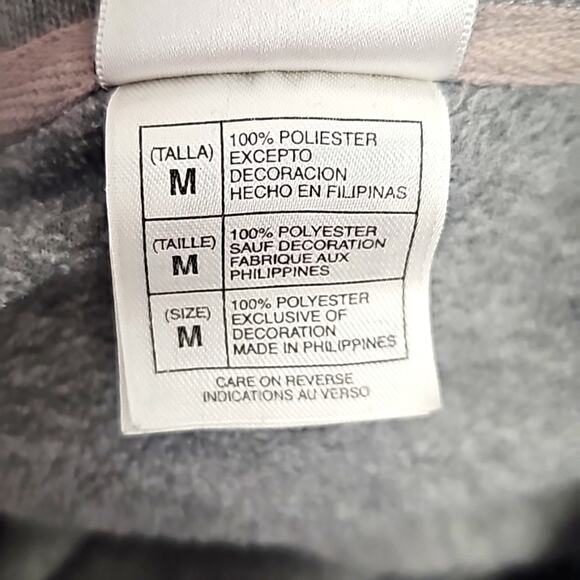 Disney Store "Happy To Be Grumpy" Fleece Embroidered Grumpy Sweatshirt Size M - Picture 7 of 8